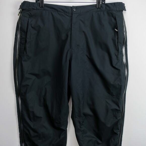 Adidas ClimaProof Storm Full Zip Rain Pants Men’s XL Black Athletic Training - Picture 11 of 12